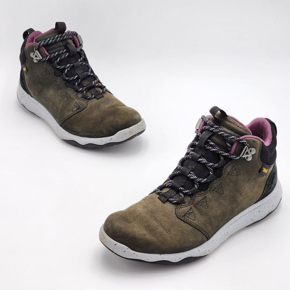 Teva Arrowood Lux Mid WP Outdoor Hiking Shoes Lace Up Women's Size 7
